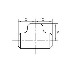 6 X 5 XH WELD RDCR TEE        