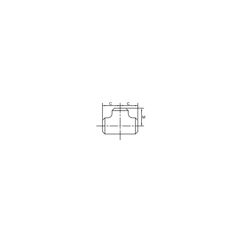6 X 5 XH WELD RDCR TEE        
