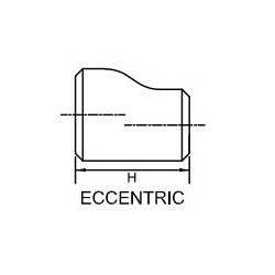 2 1/2 X 2 XH ECC WELD RDCR    