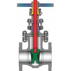 8" POWELL 1503 CS GATE VALVE  