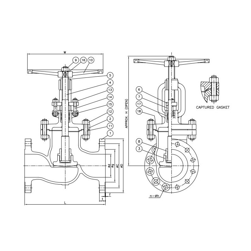 4" S602F6-316 600# WMS GLOBE  