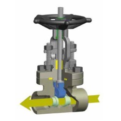 1/2" 363 VOGT FLG GATE VALVE  