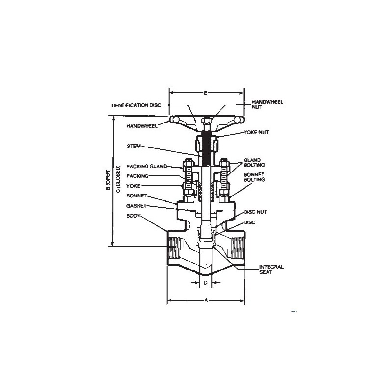 1 1/2" SW12141 VOGT GLOBE VLVE